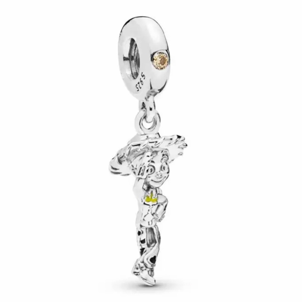 NWOT Disney, Pixar Toy Story Jessie Adorable Cowgirl Dangle Charm Silver 925